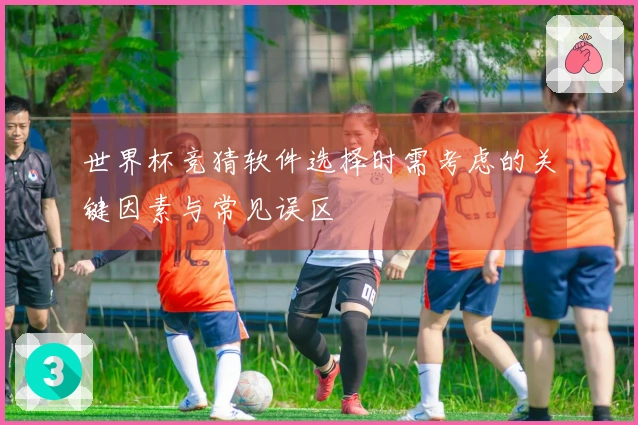 世界杯竞猜软件选择时需考虑的关键因素与常见误区