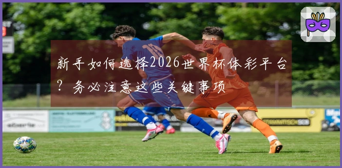 新手如何选择2026世界杯体彩平台？务必注意这些关键事项