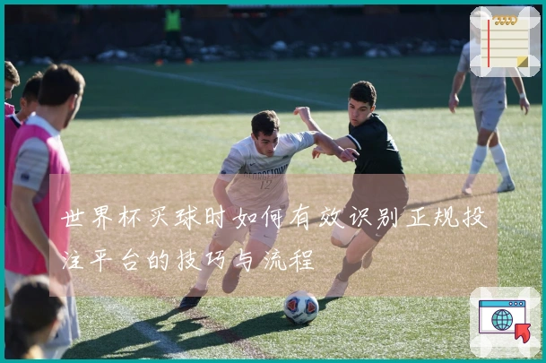 世界杯买球时如何有效识别正规投注平台的技巧与流程